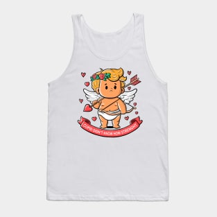Cupid with bow and arrow Tank Top